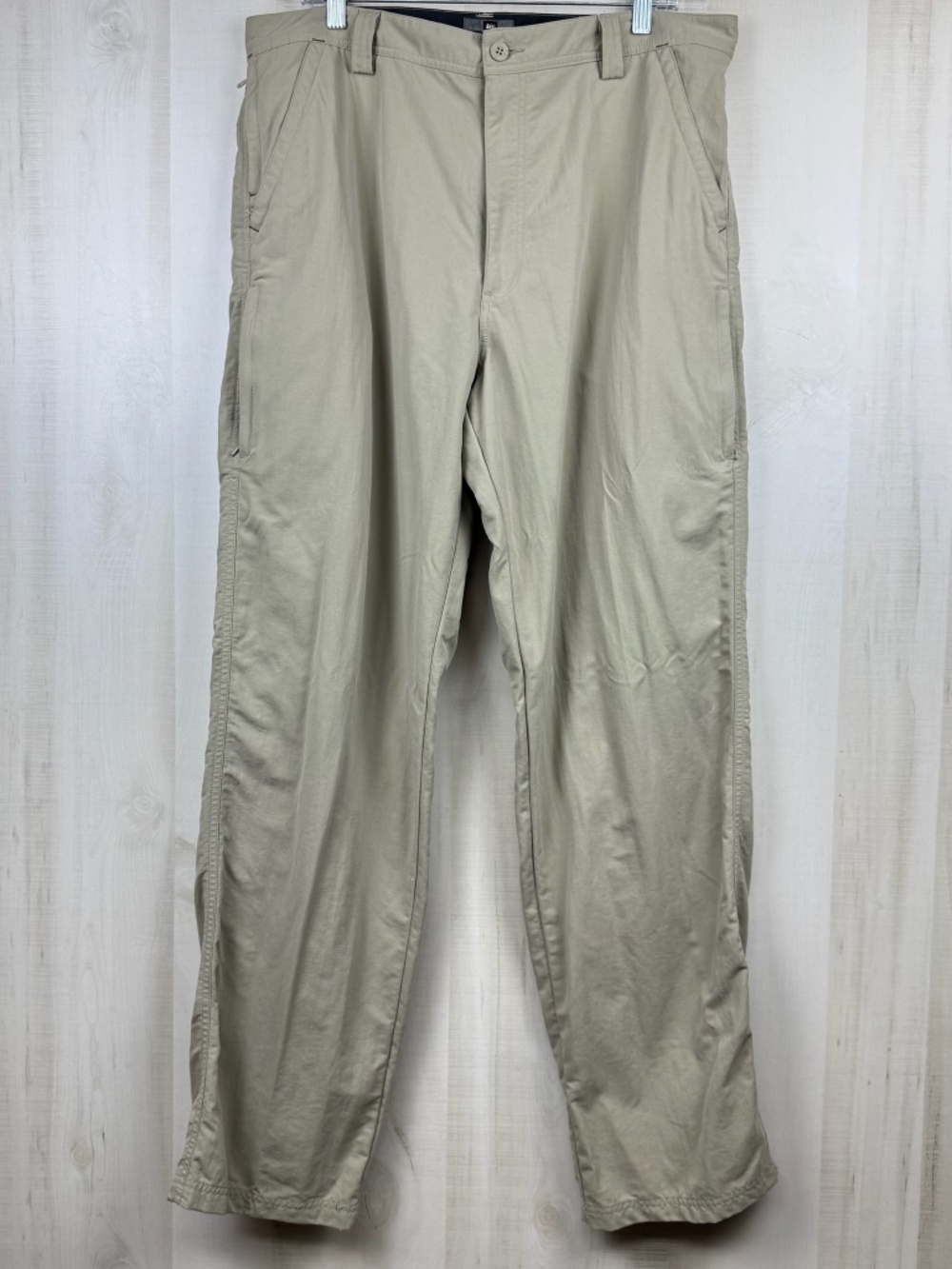 REI Men’s Nylon Khaki Hiking Pants UPF 50+ Pockets Hiking Outdoors 38x34